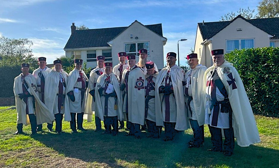 The Provincial Prior with some of the members of the Bodyguard