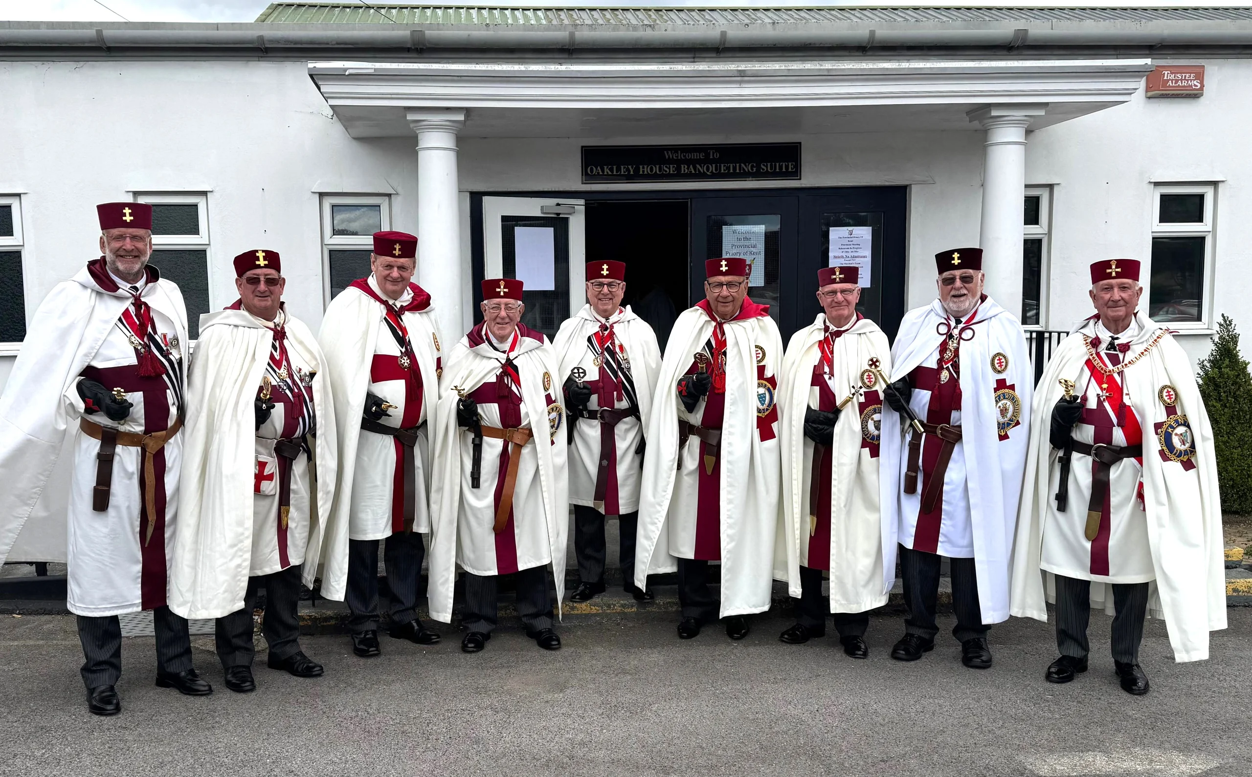 The Provincial Prior with a number of the distinguished guests in Kent