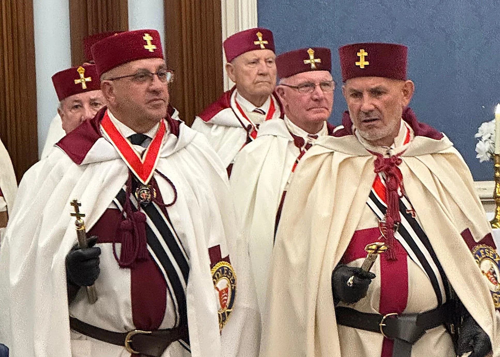 Knights assembled at the Middlesex Provincial meeting
