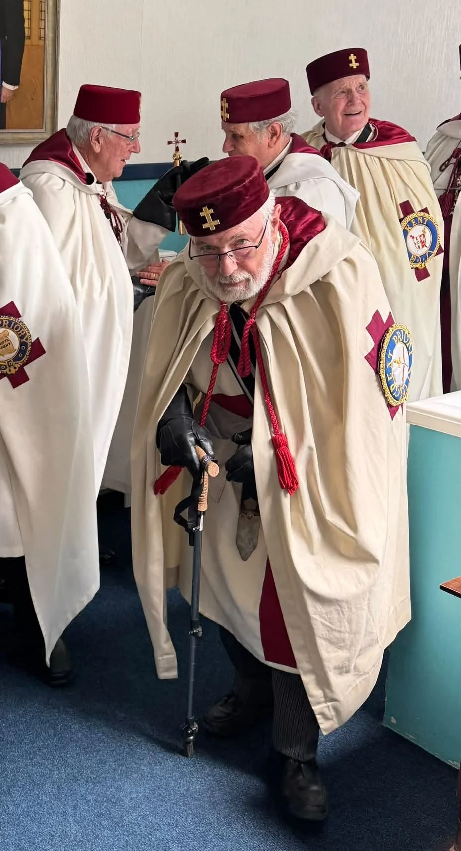 V.E.Kt. Peter Swannell at the Surrey Provincial meeting
